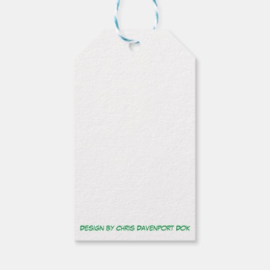 Santa Geschenkanhänger (Rückseite)