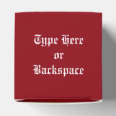 Santa Geschenkboxen Personalisieren Weihnachtsfeie Geschenkschachtel (Oben)