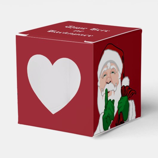 Santa Geschenkboxen Personalisieren Weihnachtsfeie Geschenkschachtel (Vorderseite)