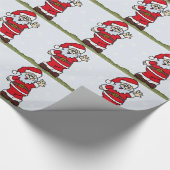 Santa Geschenkpapier (Ecke)