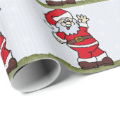 Santa Geschenkpapier (Rolleneckpunkt)