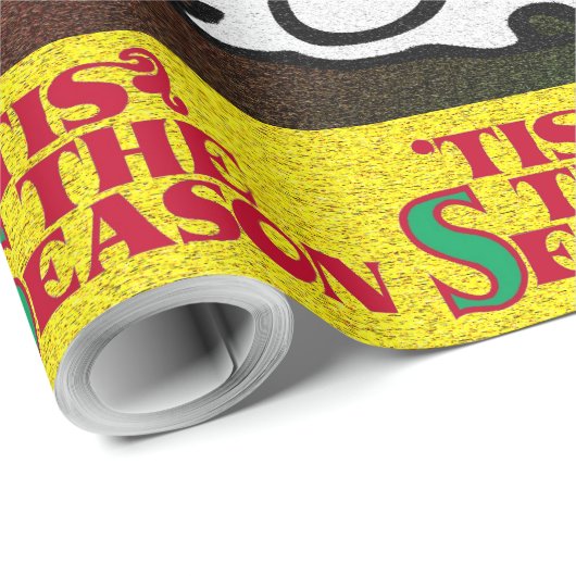 Santa - geschenkpapier (Rolleneckpunkt)