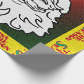 Santa - geschenkpapier (Ecke)