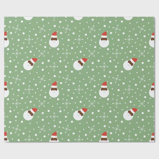 Santa? Geschenkpapier (Flach)