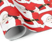 Santa Geschenkpapier (Rolleneckpunkt)