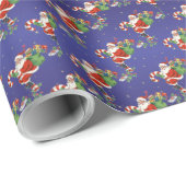Santa Geschenkpapier (Rolleneckpunkt)