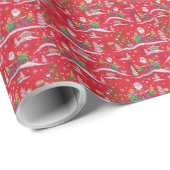 Santa Geschenkpapier (Rolleneckpunkt)