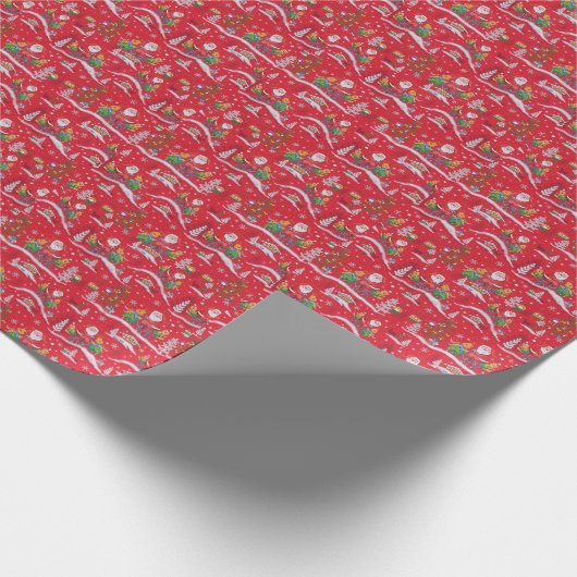 Santa Geschenkpapier (Ecke)