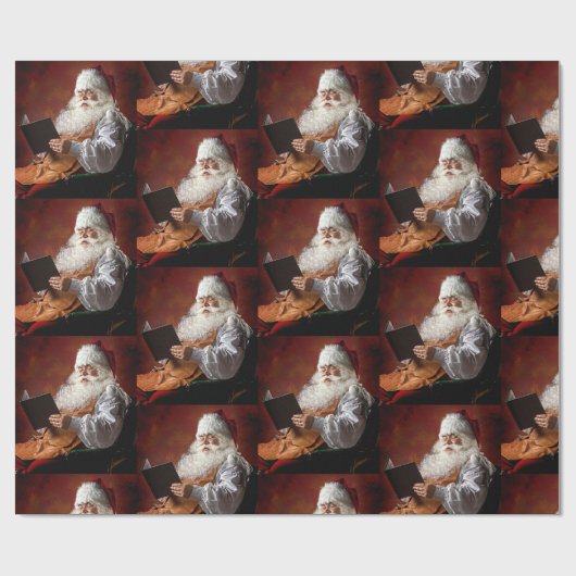 Santa Geschenkpapier (Flach)