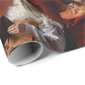 Santa Geschenkpapier (Rolleneckpunkt)
