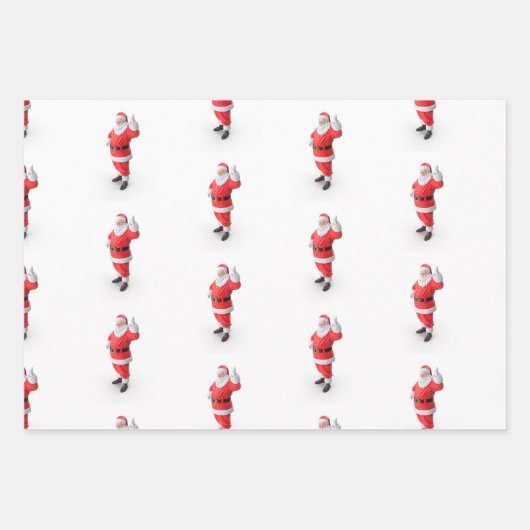 Santa Geschenkpapier Set (Vorderseite)