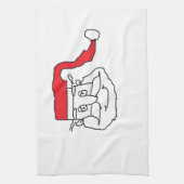Santa Geschirrtuch (Vertikal)