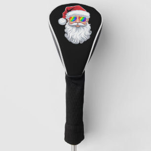Santa Gesicht Schwule Sonnenbrille Weihnachten Xma Golf Headcover