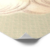 Santa-Gesichtsausdruck Poster (Ecke)