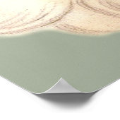 Santa-Gesichtsausdruck Poster (Ecke)