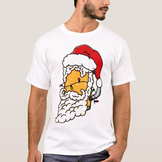 Santa Getränk  T-Shirt (Vorderseite)
