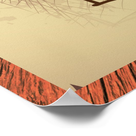 Santa Gewollt Poster (Ecke)