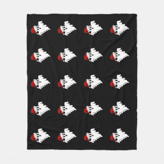 Santa Ghost Fleecedecke