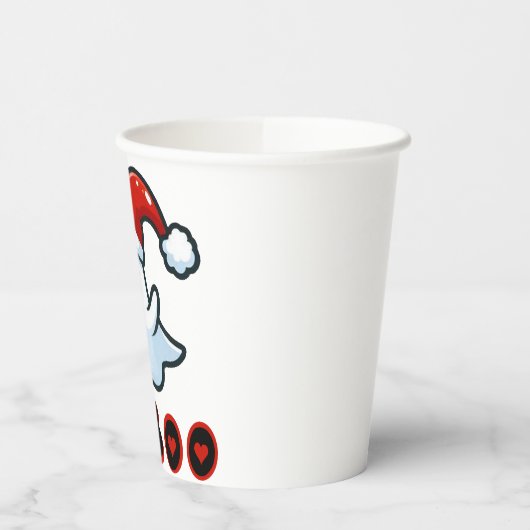 Santa Ghost Paper Cup Pappbecher (Links)