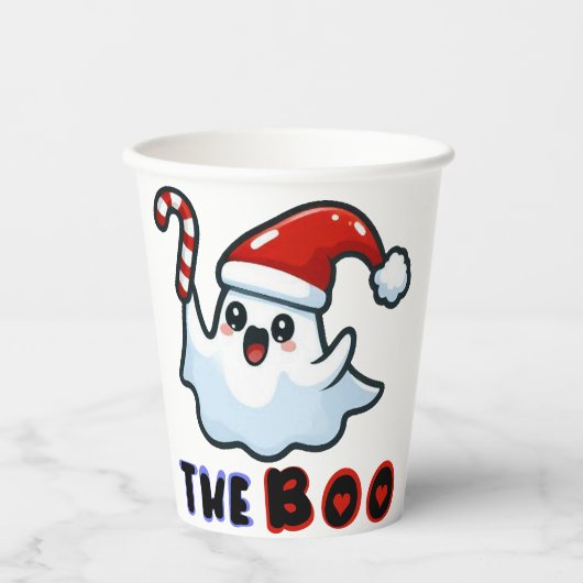 Santa Ghost Paper Cup Pappbecher (Vorderseite)