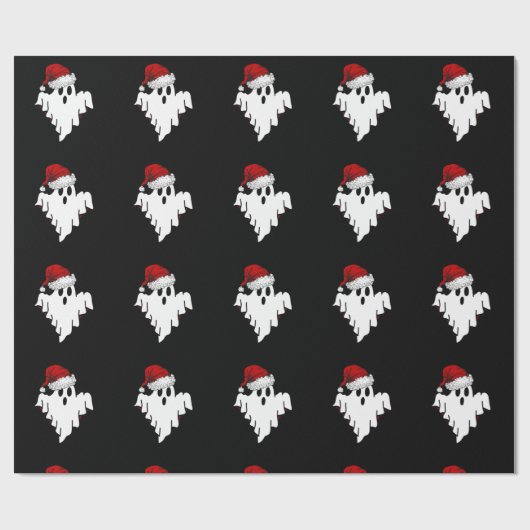Santa Ghosts Geschenkpapier (Flach)
