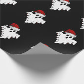 Santa Ghosts Geschenkpapier (Ecke)