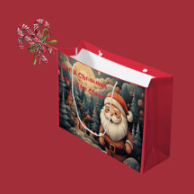 Santa Gift Bag - "Frohe Weihnachtsfeier, Der Klaus