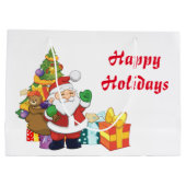 Santa Gift Bag Große Geschenktüte (Rückseite)