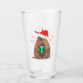 Santa Gift Gift Armadillo Texas Glas (Vorderseite)