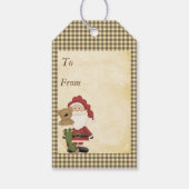 Santa Gift Tag Geschenkanhänger (Rückseite)