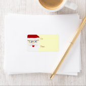 Santa Gift Tags Adressaufkleber (Insitu)