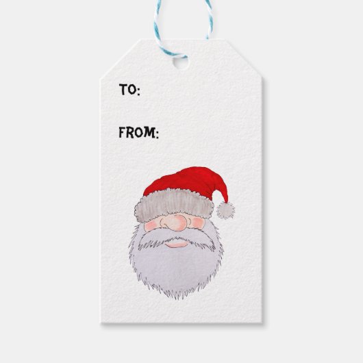 Santa Gift Tags Geschenkanhänger (Vorderseite)