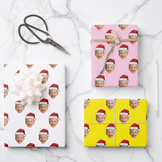Santa Gift Wrap Geschenkpapier Set (Vorderseite)