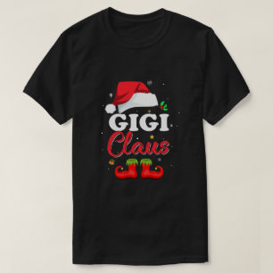 Santa Gigi Claus Matching Familie Pajamas Weihnach T-Shirt