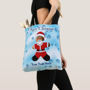 Santa Gingerbread - Frohe Weihnachten Tasche