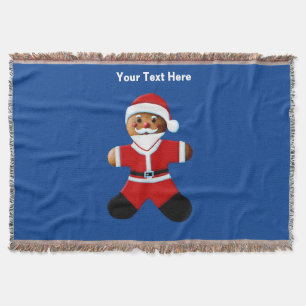 Santa Gingerbread Man Decke
