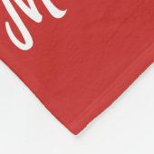 Santa Gingerbread Man | Fleece Blanket (Ecke)