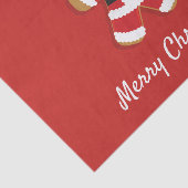 Santa Gingerbread Man | Gewebepapier Seidenpapier (Ausschnitt)