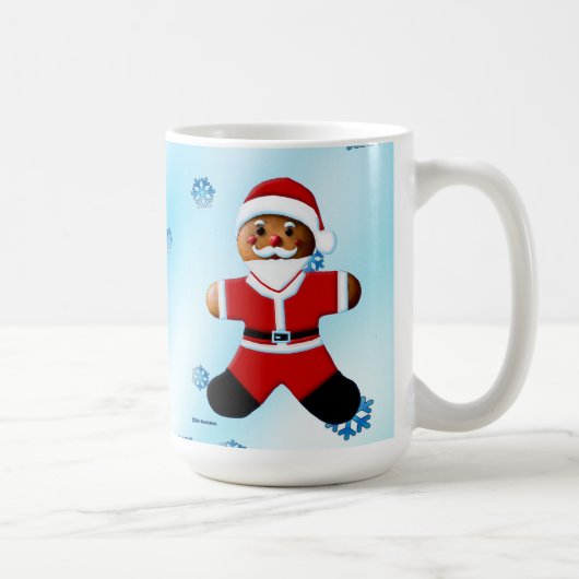 Santa Gingerbread Man Kaffeetasse (Rechts)