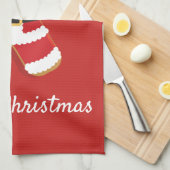 Santa Gingerbread Man | Küchentücher (Viertel Falte)
