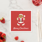 Santa Gingerbread Man | Paper Napkin Serviette (Beispiel)