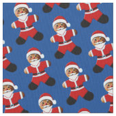 Santa Gingerbread Man Stoff (Nahaufnahme)