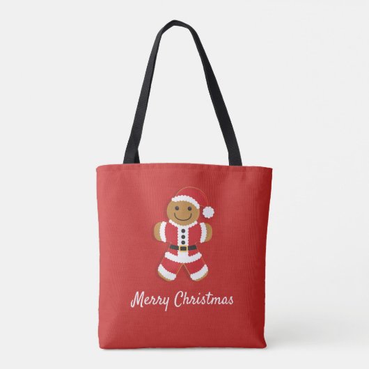 Santa Gingerbread Man | Tasche (Rückseite)