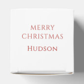 Santa Gingerbrot man Favor Box Geschenkschachtel (Oben)