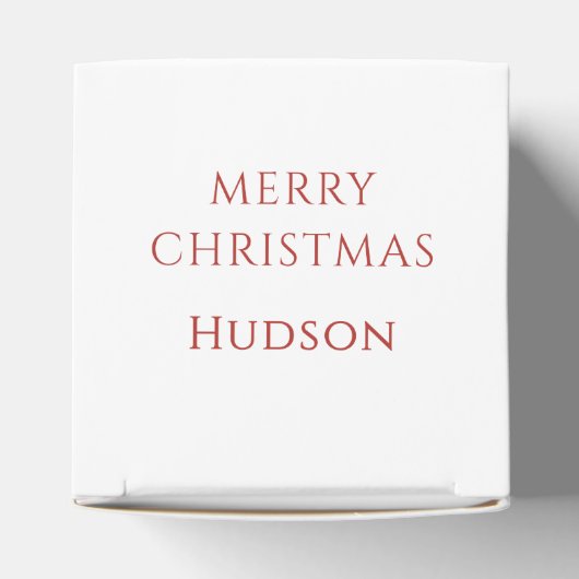 Santa Gingerbrot man Favor Box Geschenkschachtel (Oben)