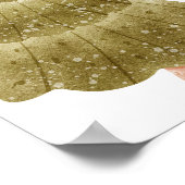 Santa Girl Boy Holiday Baby Shower Poster (Ecke)