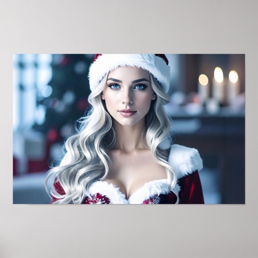 Santa Girl Poster (Vorne)