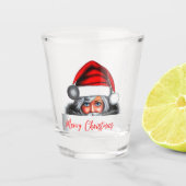 Santa Girl Schnapsglas (Vorderseite)