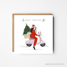 Santa girl, Weihnachten,