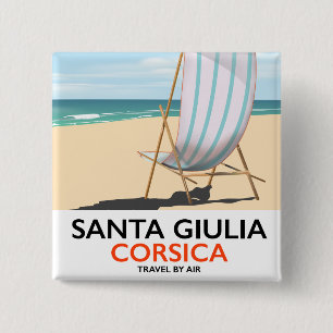 Santa Giulia Korsika "Reise per Luftweg" Strandpos Button